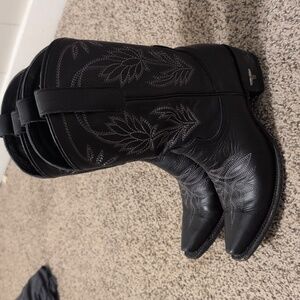 Sandaga Midi - Distressed Jet Black